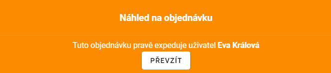 Jednu objednávku vždy balí jen jeden expedient